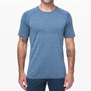 Lululemon Metal Vent Tech Short Sleeve 2.0 Sz M Midnight Shadow/Tempest Blue